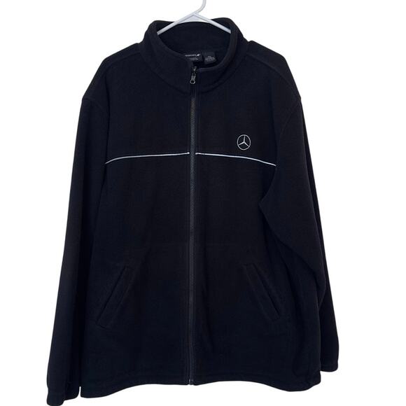 Aramark Mercedes-Benz Service Zip-Up Fleece Jacket Size 2XL Workwear Winter - Picture 1 of 9
